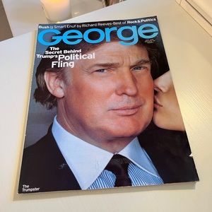FEB/MAR 2000 Excellent Condition GEORGE Magazine with Donald Trump
